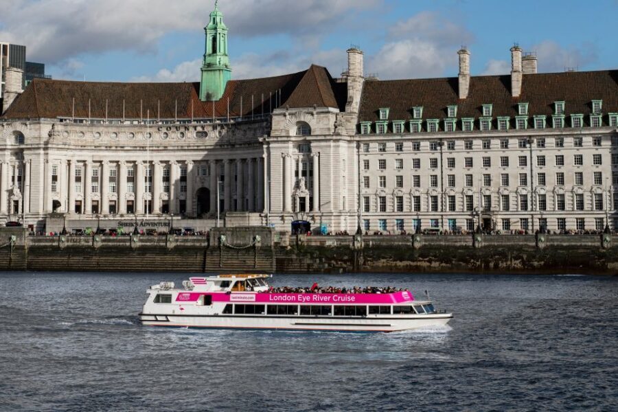London: Thames River Cruise with Optional London Eye Ticket - Where you meet and how boarding usually feels