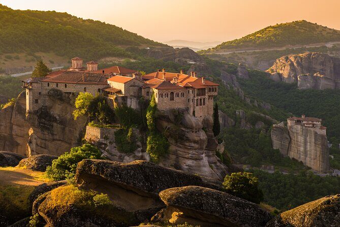 Meteora Day Trip with central Pick up & optional Lunch - The Hermit Caves and First Monastery Complex