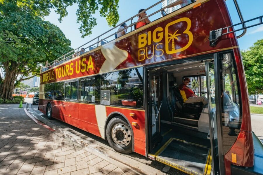 Miami: Half-Day Open-Top Bus Tour Plus Biscayne Bay Cruise - Double-Decker, Hop-On Hop-Off: How the Bus Works in Real Life