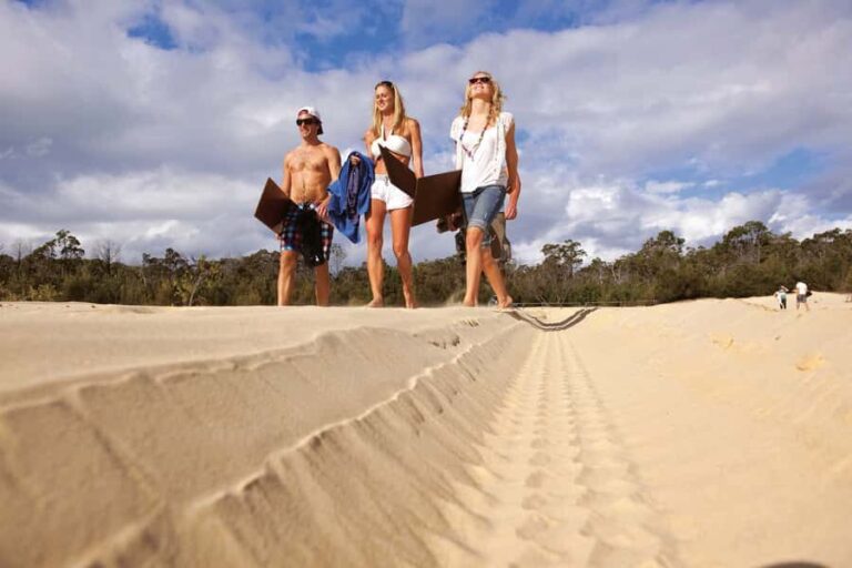 Moreton Island: Tangalooma Desert Safari and Dolphin Feeding - The Desert Safari: 4WD Adventure and Sand Tobogganing