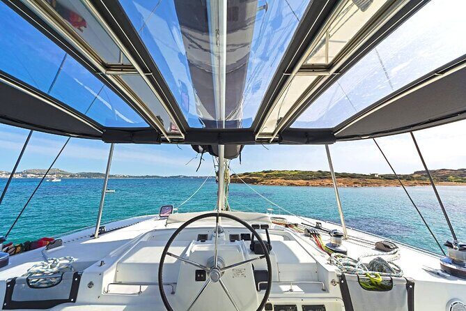 Mykonos Catamaran Premium Day-Sunset Tours 8-flavor Meal & Drinks - Where you start: Ornos Bay marina logistics