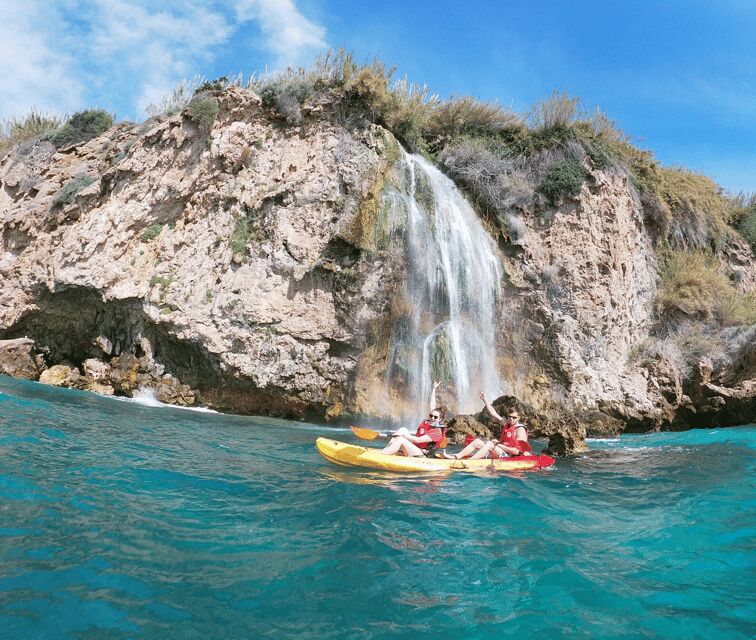 Nerja: Guided Kayak Tour Nerja Cliffs and Maro Waterfall - Where You Meet: Educare Aventura on Playa Burriana (and parking reality)