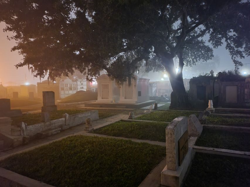 New Orleans: Cemetery Bus Tour At Dark with Exclusive Access - Price and value for $36 in a 2-hour tour