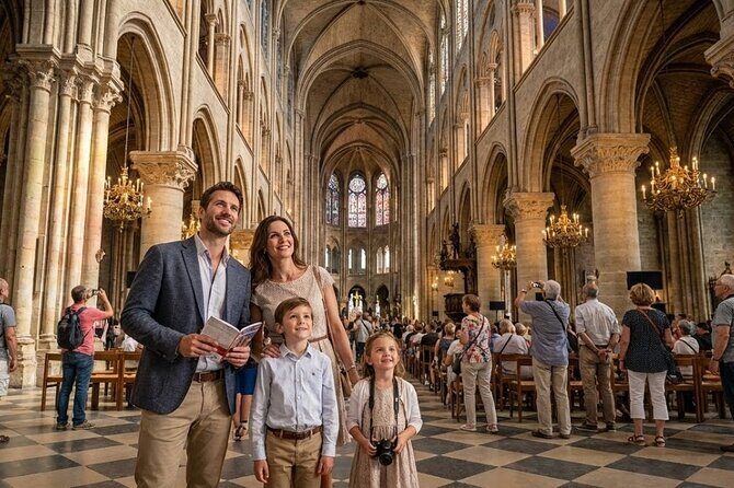 Notre-Dame Interior or Exterior Tour with Scheduled Group Access - Meeting Point at Île de la Cité: Statue de Charlemagne