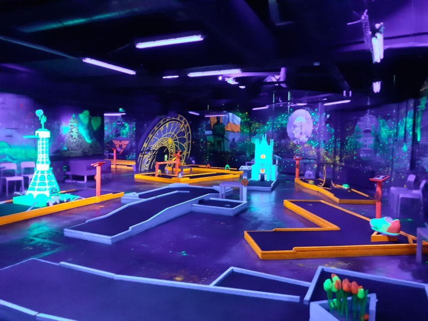 Prague: Glow Golf Mini Golf Game by UV Light - What the Ticket Includes (And What You’ll Pay For Later)