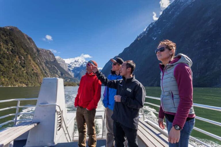 Queenstown: Milford Sound Cruise with Helicopter Transfer - The Itinerary in Detail