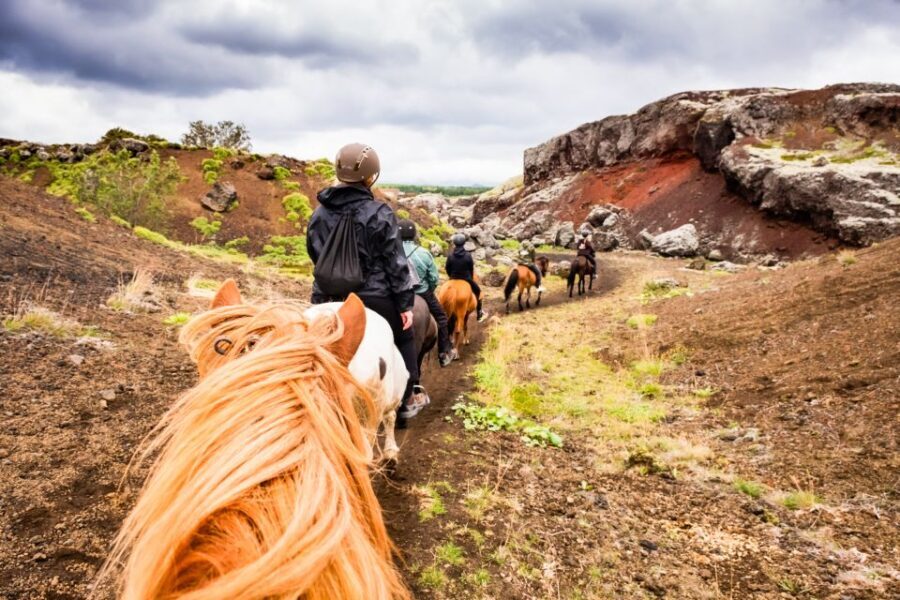 Reykjavik: Red Lava Horse Riding Tour - Arriving at the Stables: Gear Up Without Stress