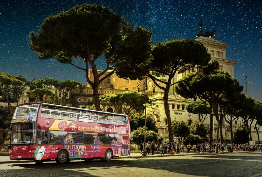 Rome: City Highlights Open-Top Bus Night Tour - The route rundown: from Santa Maria Maggiore to Piazza Navona