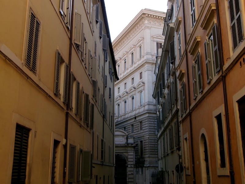 Narrow alley Rome