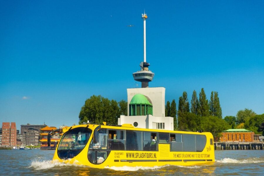 Rotterdam: 1-Hour Sightseeing Splash Tour - The 1-Hour Plan: Drive First, Cruise Second