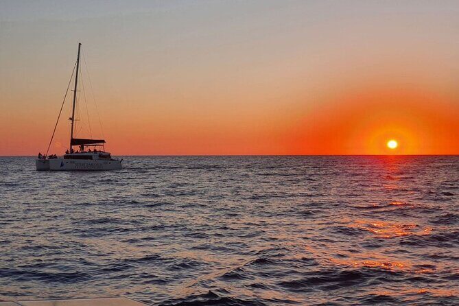 Santorini Classic Catamaran Cruise with BBQ, Drinks and Transfers - The Crew and the Human Element