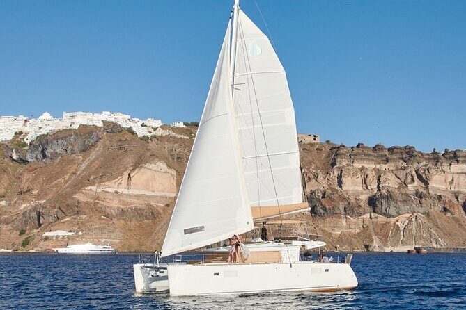 Santorini Platinum Catamaran Cruise with Meal, BBQ and Open Bar - The Details That Make the Difference