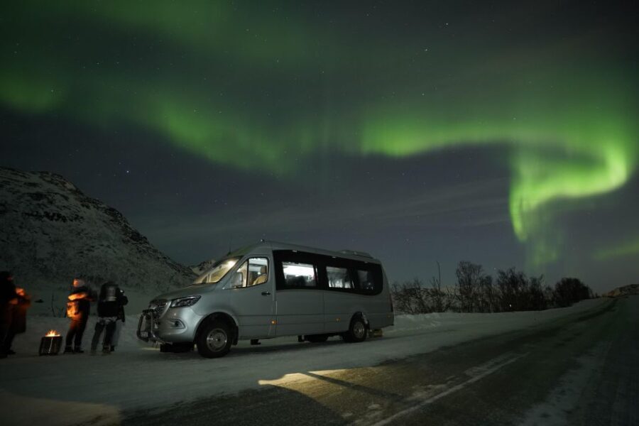 Tromsø: Chase Aurora in Minibus and Free Aurora Portrait - Starting in Tromsø: Finding Kirkegata 2 Without Stress