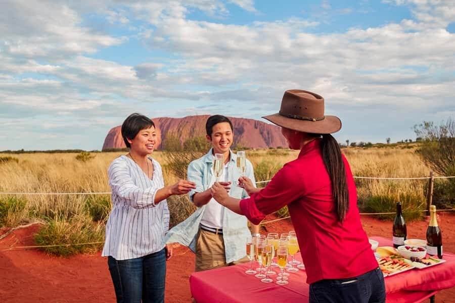 Uluru: Sunset, Sparkling Wine, Cheeseboard & Gourmet BBQ - The Pros and Cons