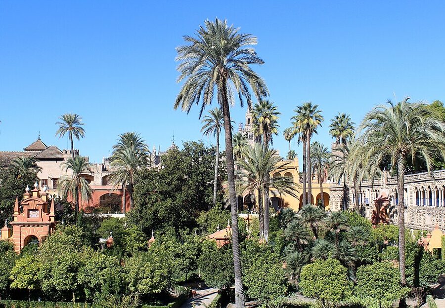 Jardin de las Damas at Alcazar Seville