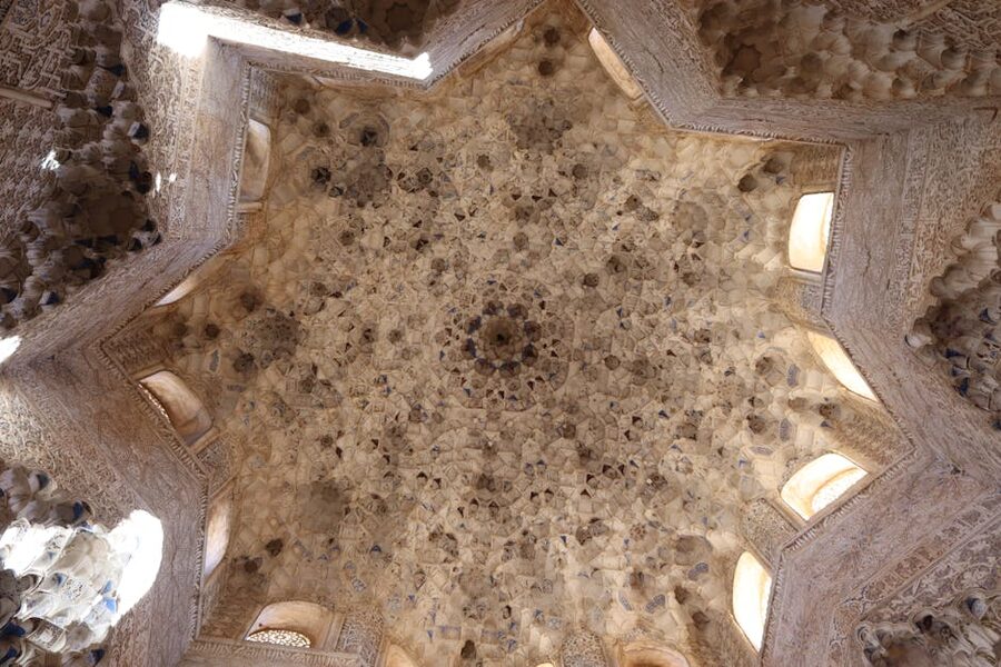 Dome ceiling at Alhambra Granada