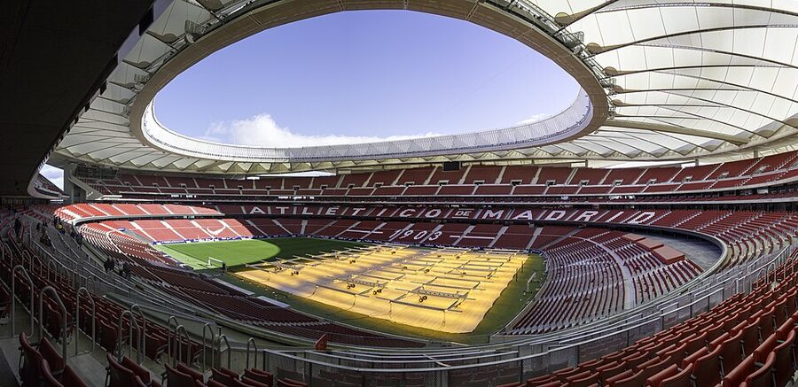 Atletico Madrid Metropolitano stadium exterior