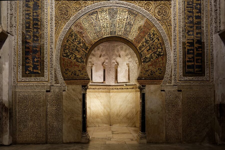 Mihrab Mosque-Cathedral Cordoba Islamic detail