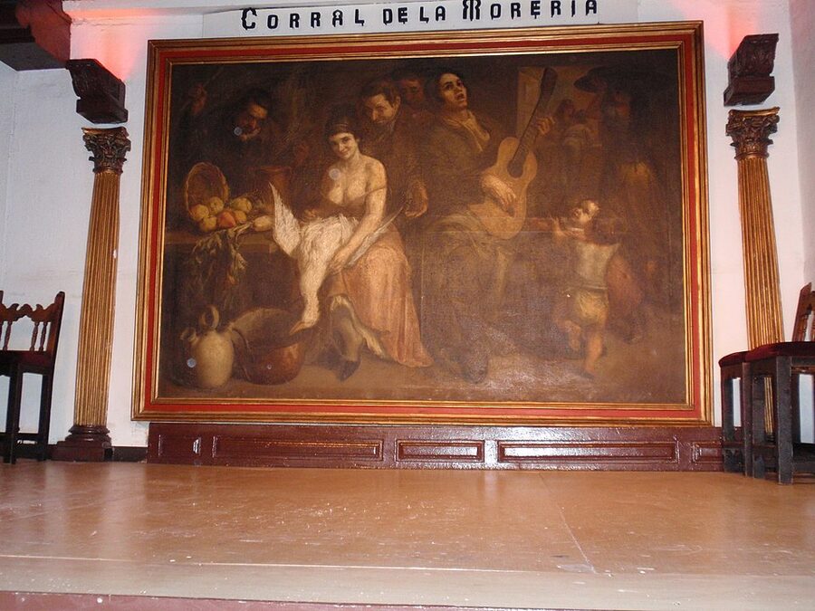 Corral de la Moreria flamenco tablao exterior in Madrid