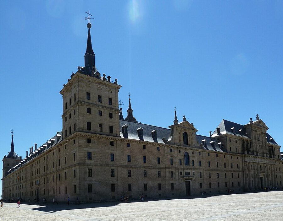 El Escorial west facade in sunshine