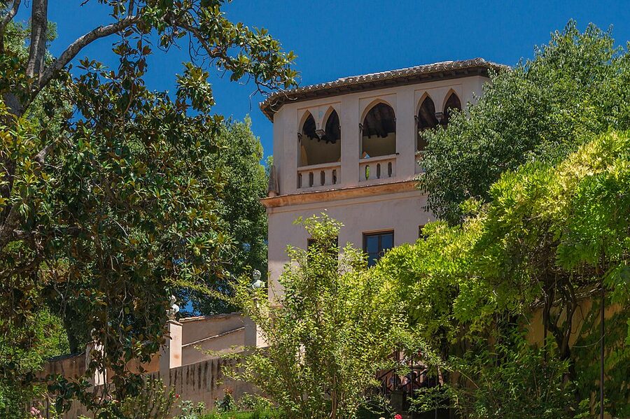 Generalife palace detail Granada