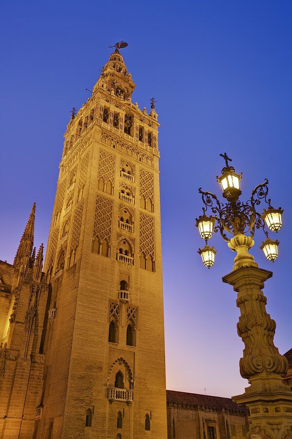 La Giralda bell tower next to Seville Cathedral