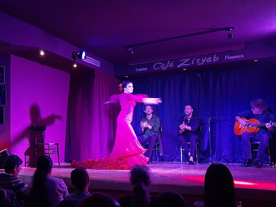 Flamenco performance at Cafe Ziryab in Madrid