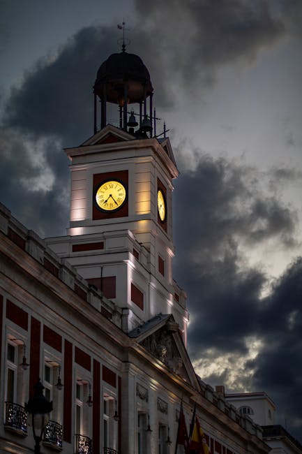 Puerta del Sol square in central Madrid