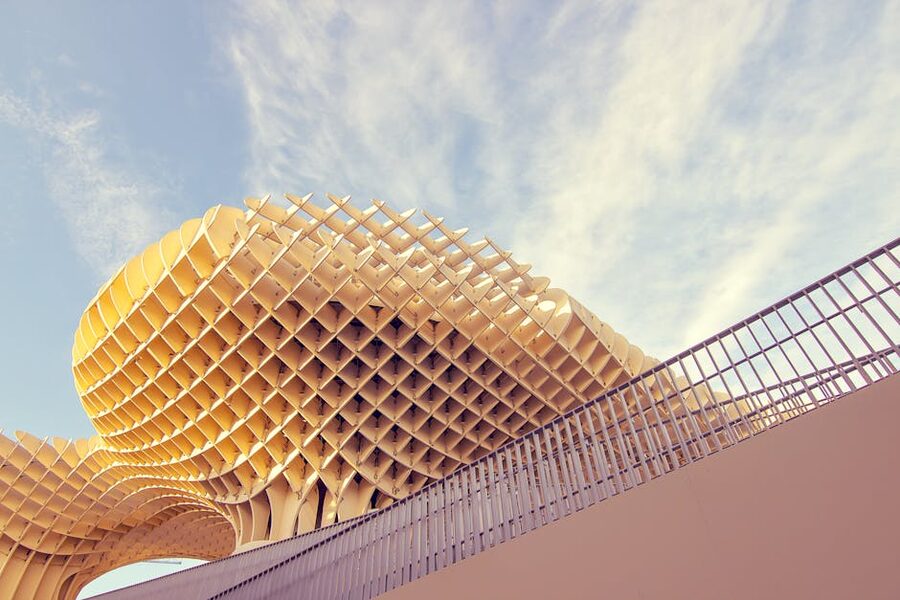 Metropol Parasol view from Plaza de la Encarnacion