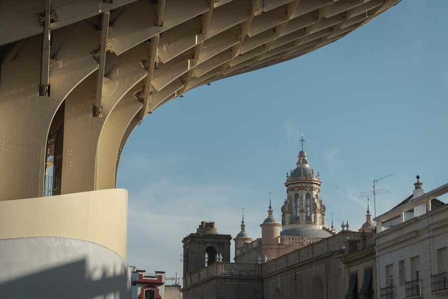 Metropol Parasol with Seville skyline