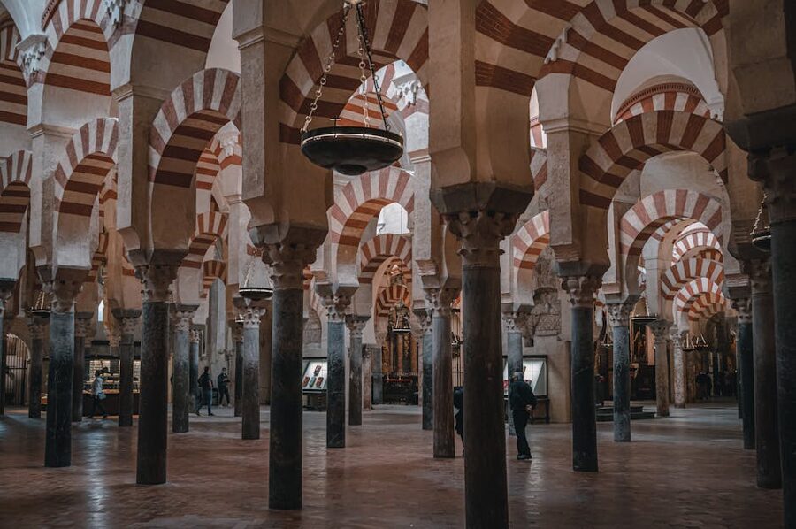 Moorish arches in Andalusian architecture