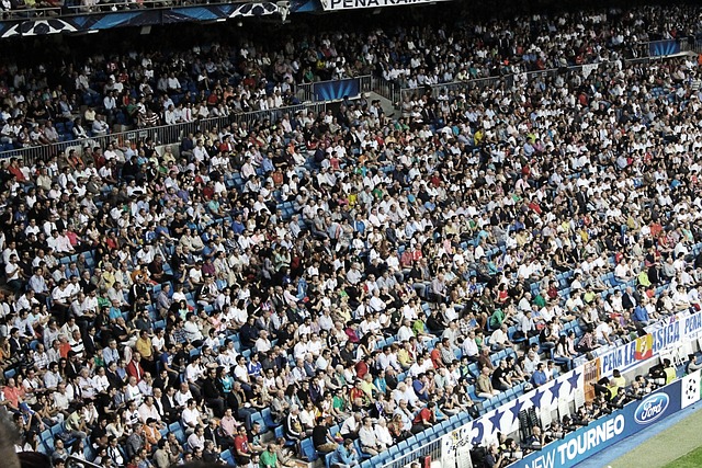 Santiago Bernabeu stadium exterior view