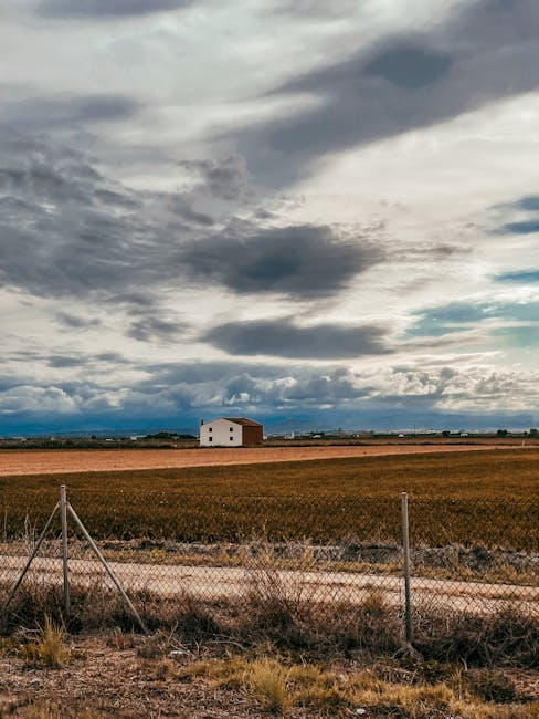 Green rolling countryside landscape in Spain
