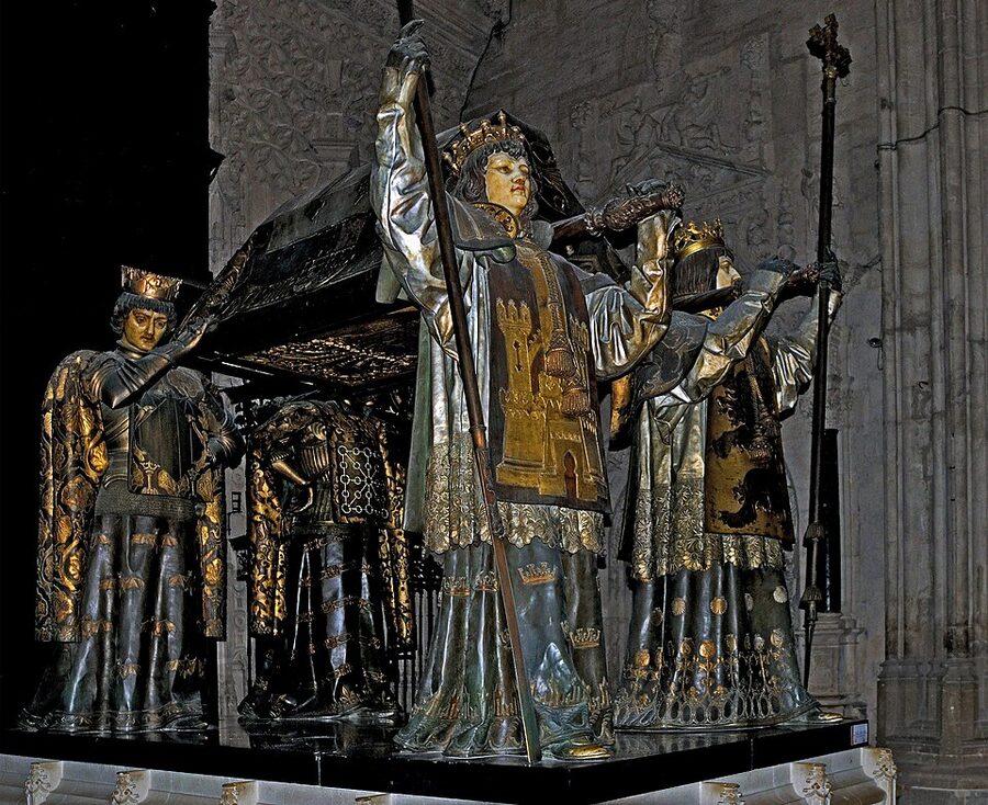 Tomb of Christopher Columbus at Seville Cathedral