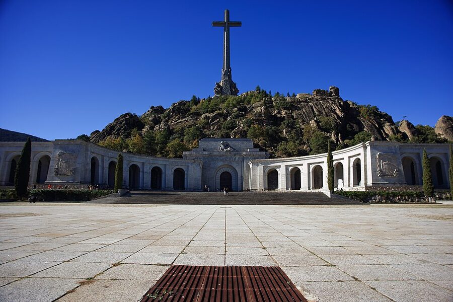 Valley of the Fallen basilica facade entrance