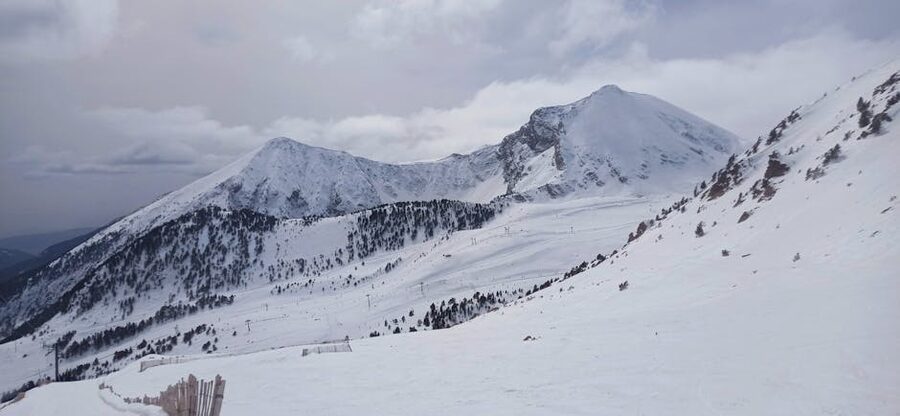 Spanish mountains in winter