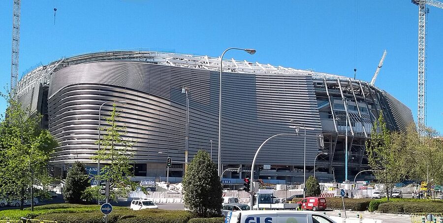 Santiago Bernabeu Stadium new exterior renovation